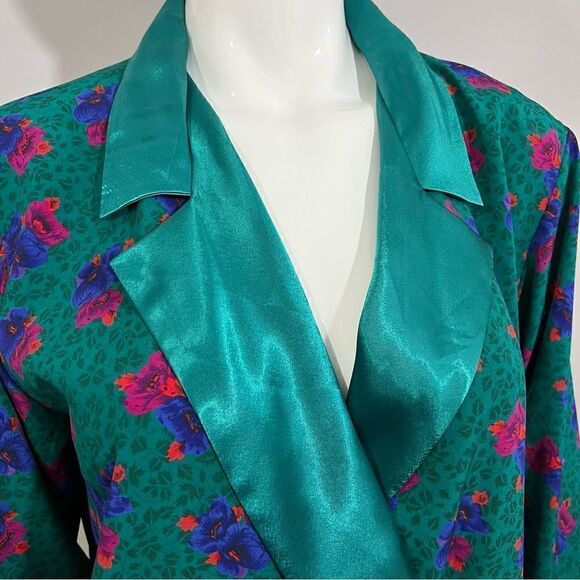 Vintage Gold Label Victoria's Secret Smoking Jacket/Pajama Top - S‎ - Picture 6 of 12